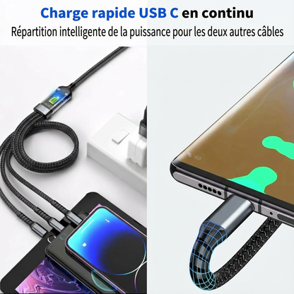 3-in-1 Ultra-Schnellkabel