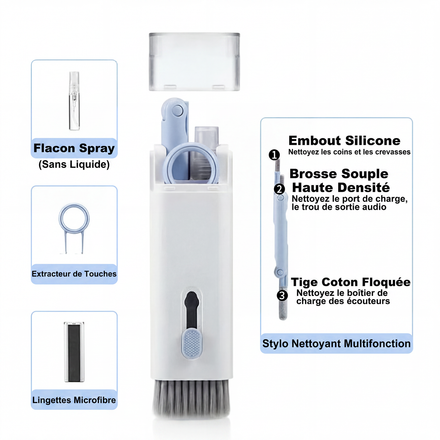 Kit Nettoyage Téléphone 7-en-1